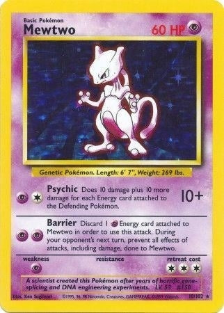 Image for Mewtwo (010/102) [Base Set] - Pokemon