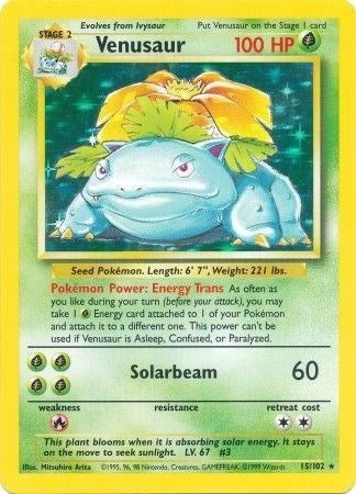 Image for Venusaur (015/102) [Base Set] - Pokemon