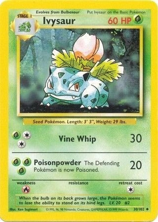 Image for Ivysaur (030/102) [Base Set] - Pokemon