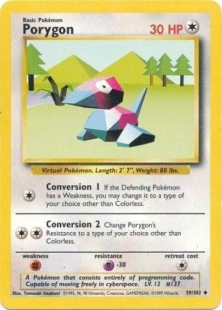 Image for Porygon (039/102) [Base Set] - Pokemon