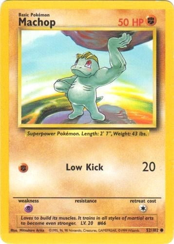 Image for Machop (052/102) [Base Set] - Pokemon