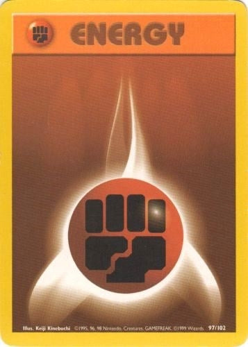 Image for Fighting Energy (097/102) [Base Set] - Pokemon