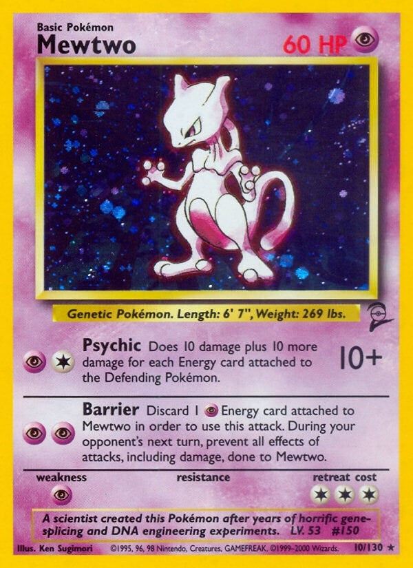 Image for Mewtwo (010/130) [Base Set 2] - Pokemon