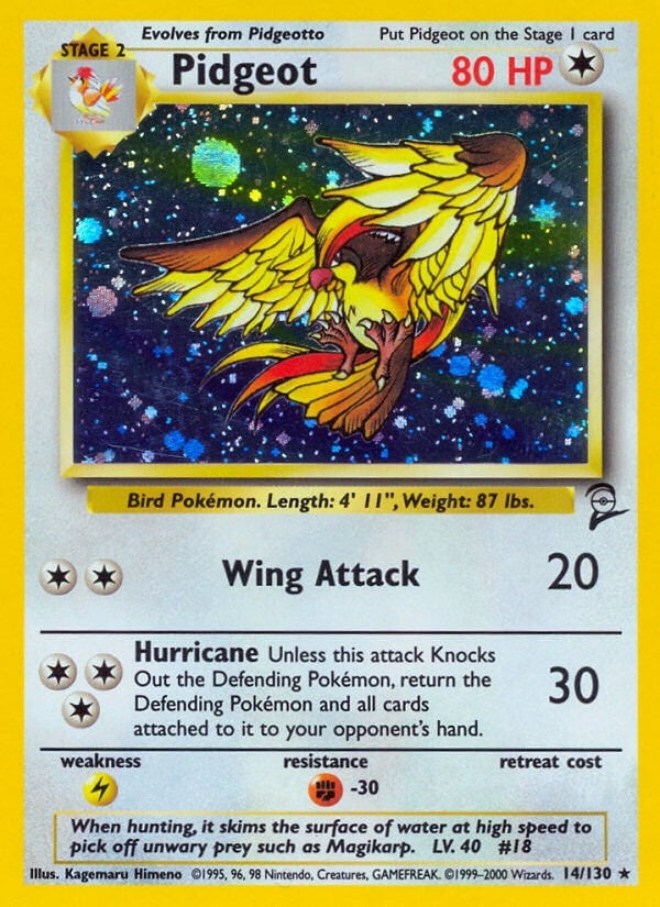 Image for Pidgeot (014/130) [Base Set 2] - Pokemon