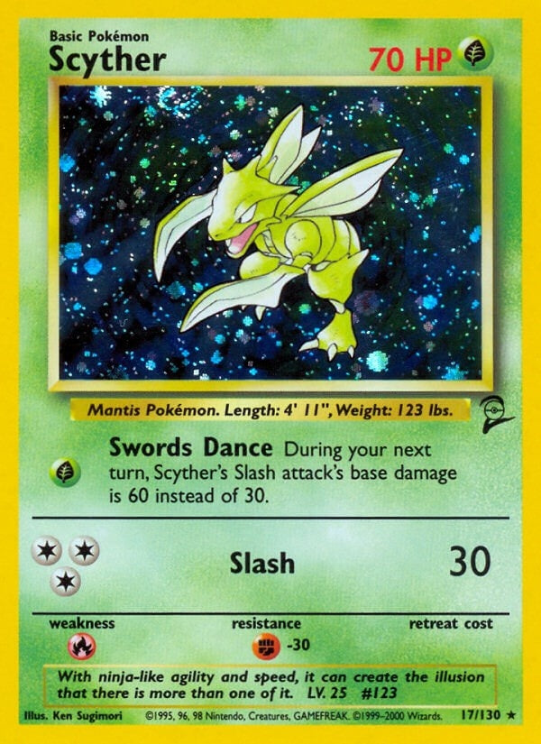 Image for Scyther (017/130) [Base Set 2] - Pokemon
