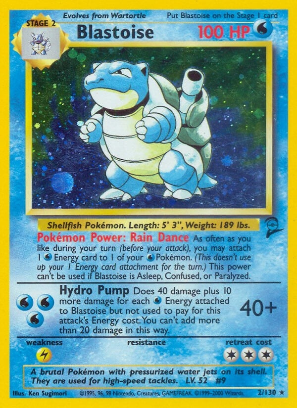 Image for Blastoise (002/130) [Base Set 2] - Pokemon