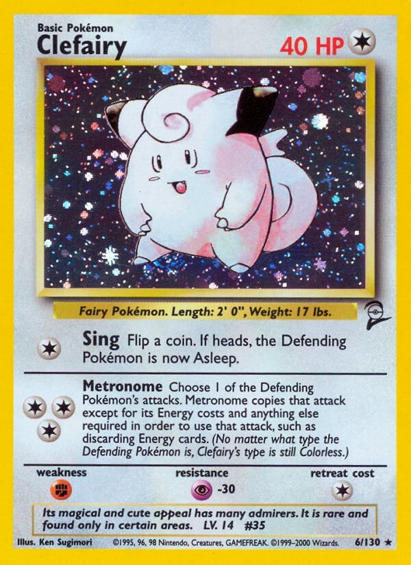 Image for Clefairy (006/130) [Base Set 2] - Pokemon