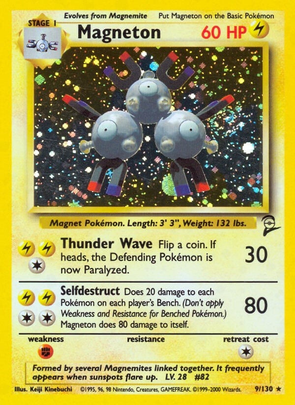 Image for Magneton (009/130) [Base Set 2] - Pokemon