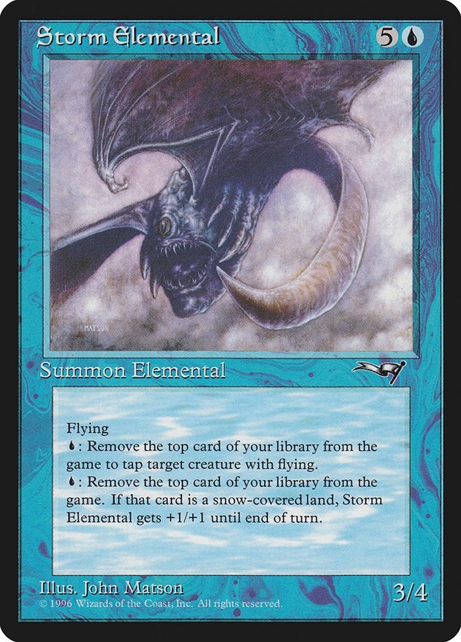 Image for Storm Elemental [Alliances] - Magic: The Gathering