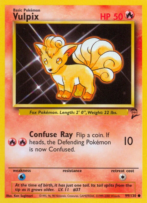 Image for Vulpix (099/130) [Base Set 2] - Pokemon