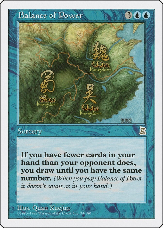 Image for Balance of Power (34) [Portal Three Kingdoms] - Magic: The Gathering