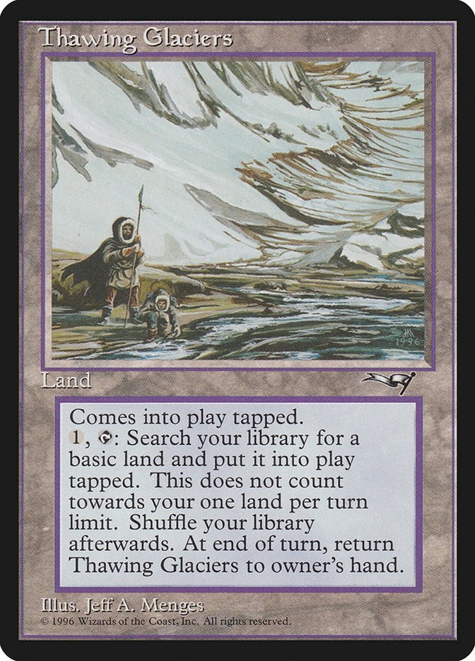 Image for Thawing Glaciers (189) [Alliances] - Magic: The Gathering