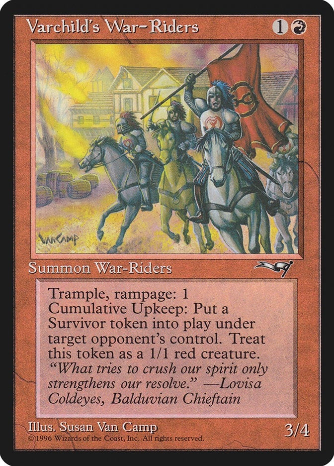 Image for Varchild's War-Riders (122) [Alliances] - Magic: The Gathering