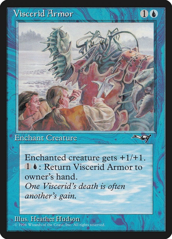 Image for Viscerid Armor (61) [Alliances] - Magic: The Gathering