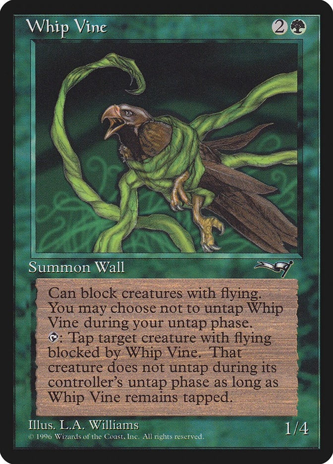 Image for Whip Vine (Ensnared Bird) (90) [Alliances] - Magic: The Gathering