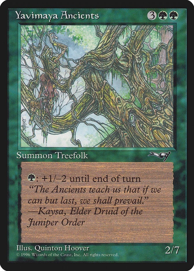 Image for Yavimaya Ancients (92) [Alliances] - Magic: The Gathering