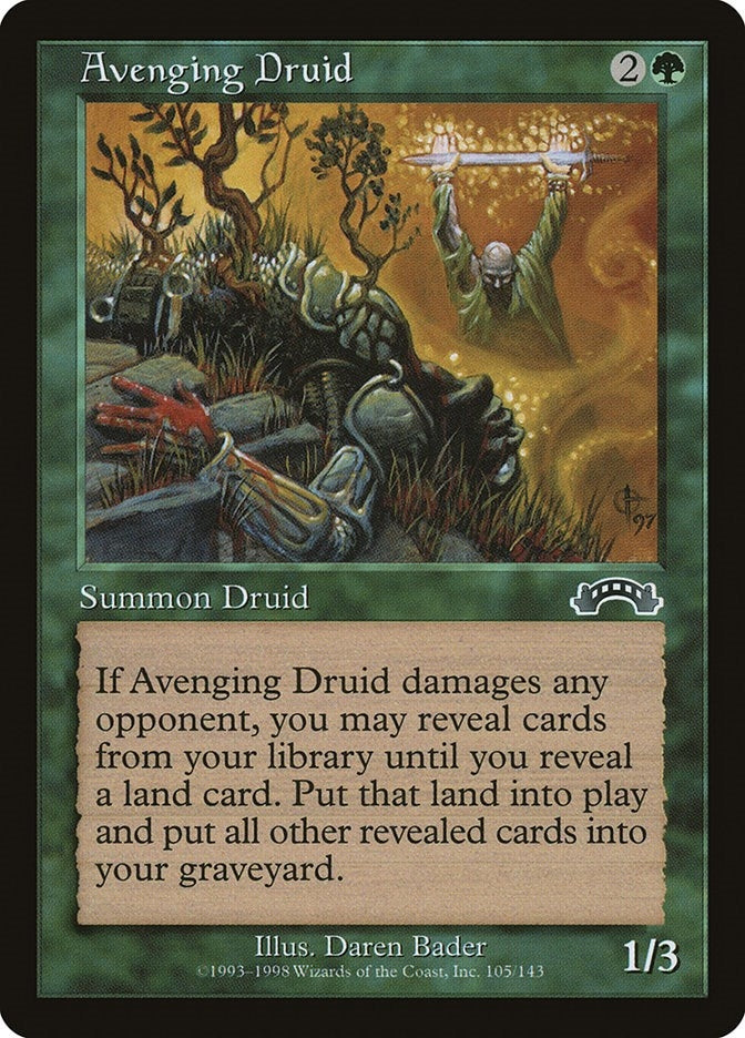 Image for Avenging Druid (105) [Exodus] - Magic: The Gathering