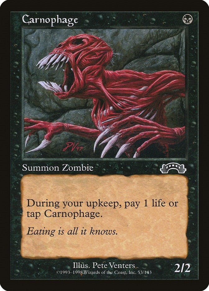 Image for Carnophage (53) [Exodus] - Magic: The Gathering