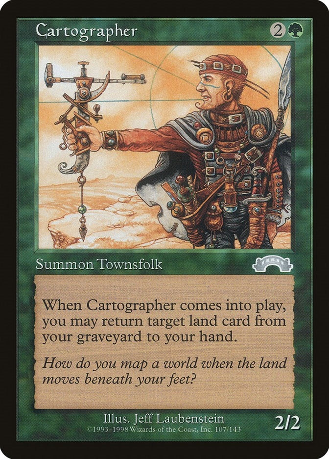 Image for Cartographer (107) [Exodus] - Magic: The Gathering