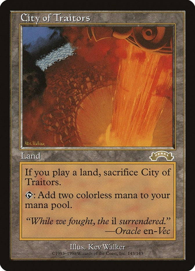Image for City of Traitors (143) [Exodus] - Magic: The Gathering