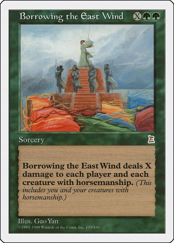 Image for Borrowing the East Wind (133) [Portal Three Kingdoms] - Magic: The Gathering
