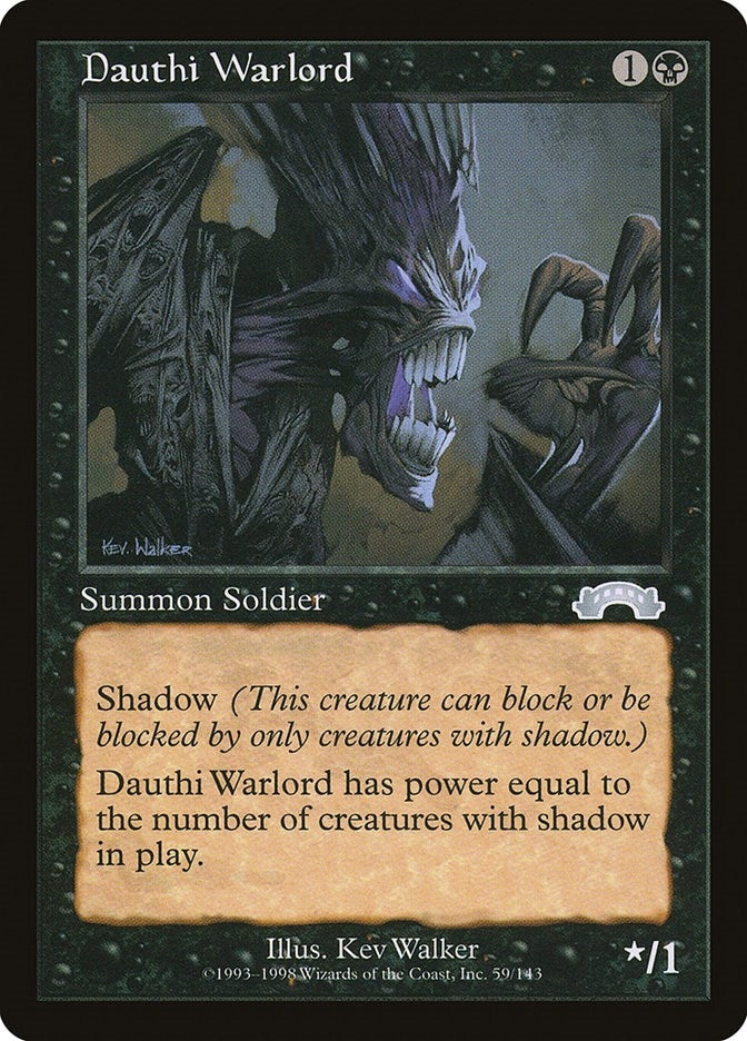Image for Dauthi Warlord (59) [Exodus] - Magic: The Gathering