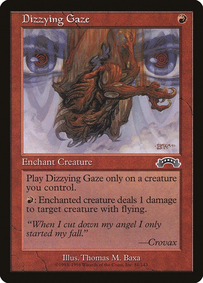 Image for Dizzying Gaze (81) [Exodus] - Magic: The Gathering