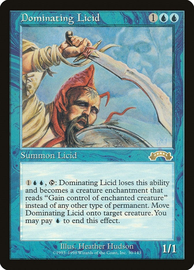 Image for Dominating Licid (30) [Exodus] - Magic: The Gathering