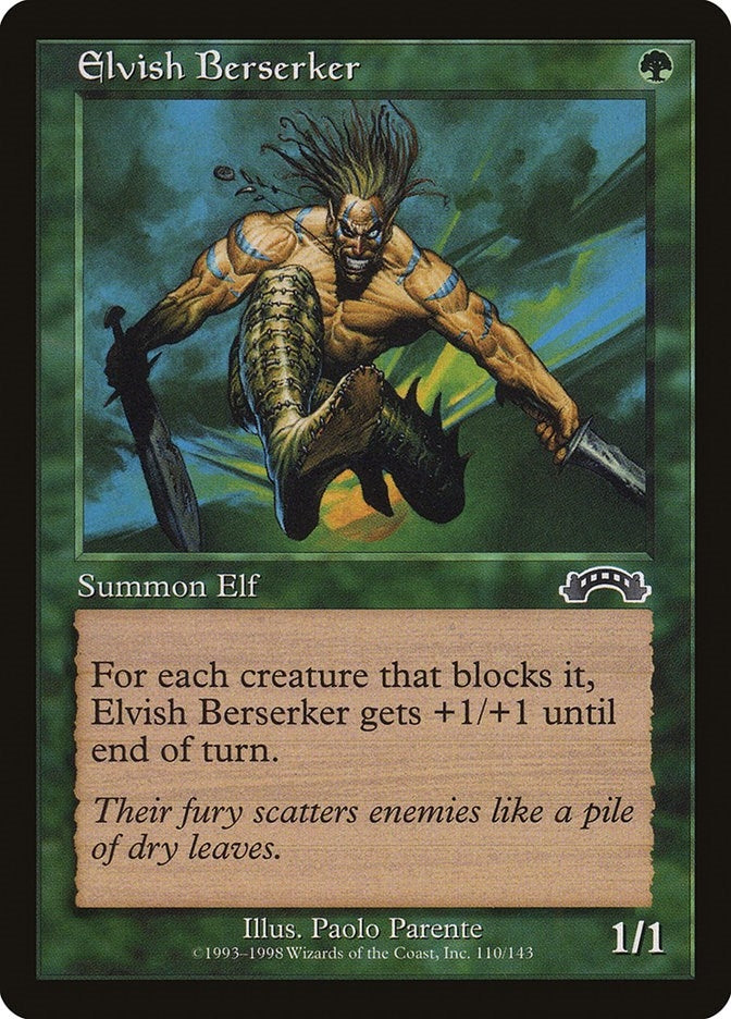 Image for Elvish Berserker (110) [Exodus] - Magic: The Gathering