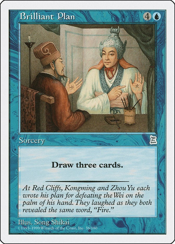 Image for Brilliant Plan (36) [Portal Three Kingdoms] - Magic: The Gathering
