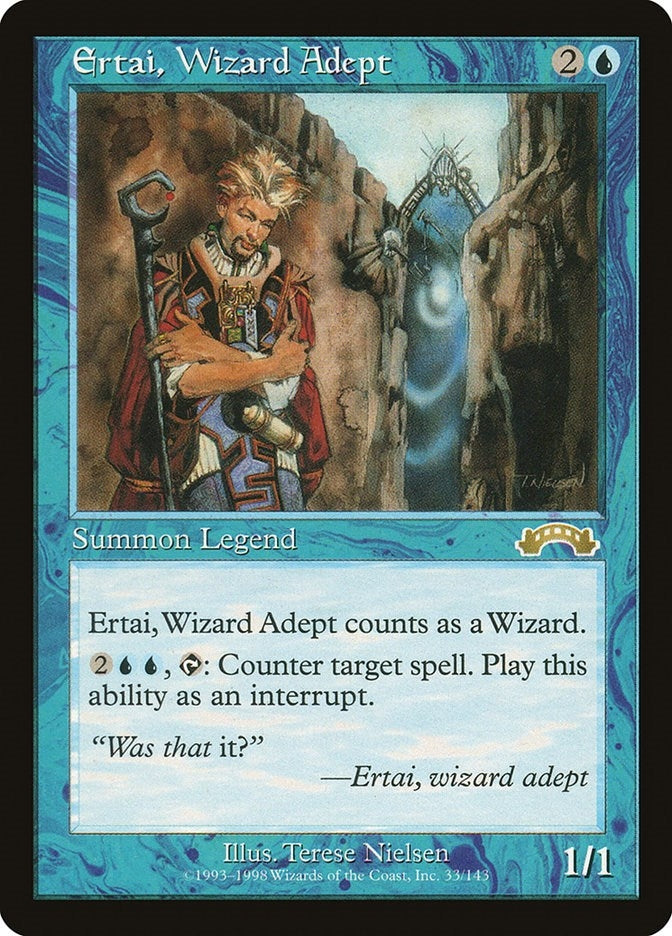 Image for Ertai, Wizard Adept (33) [Exodus] - Magic: The Gathering
