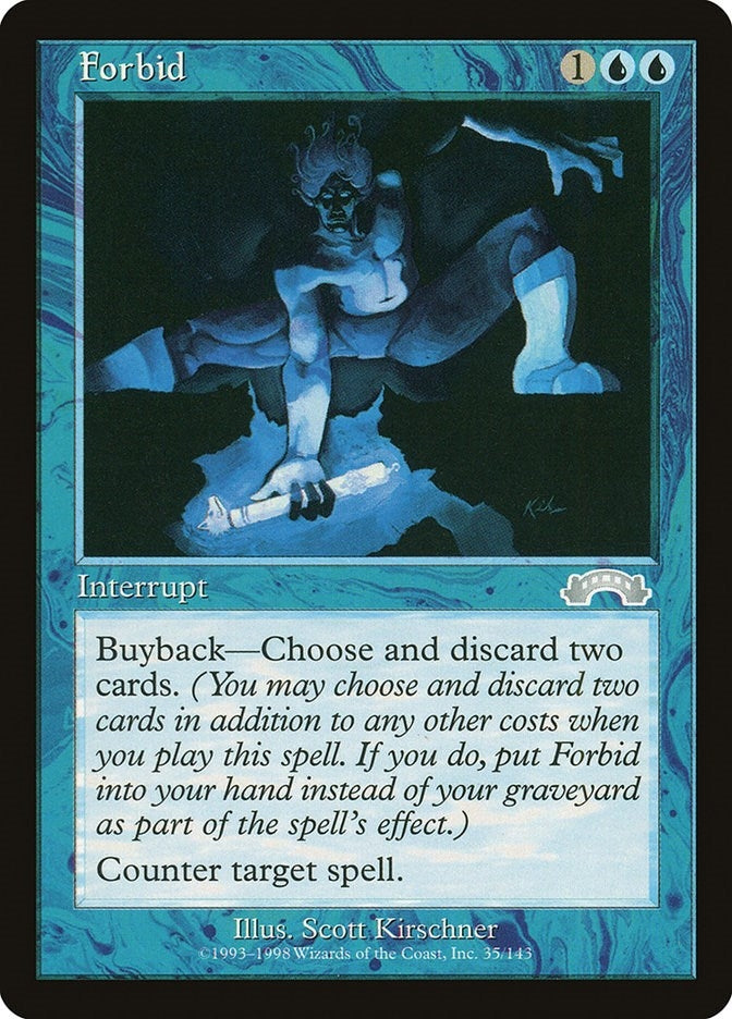 Image for Forbid (35) [Exodus] - Magic: The Gathering