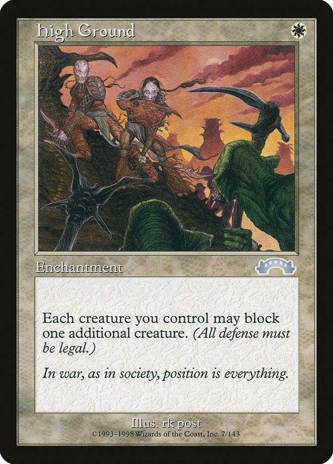 Image for High Ground (7) [Exodus] - Magic: The Gathering