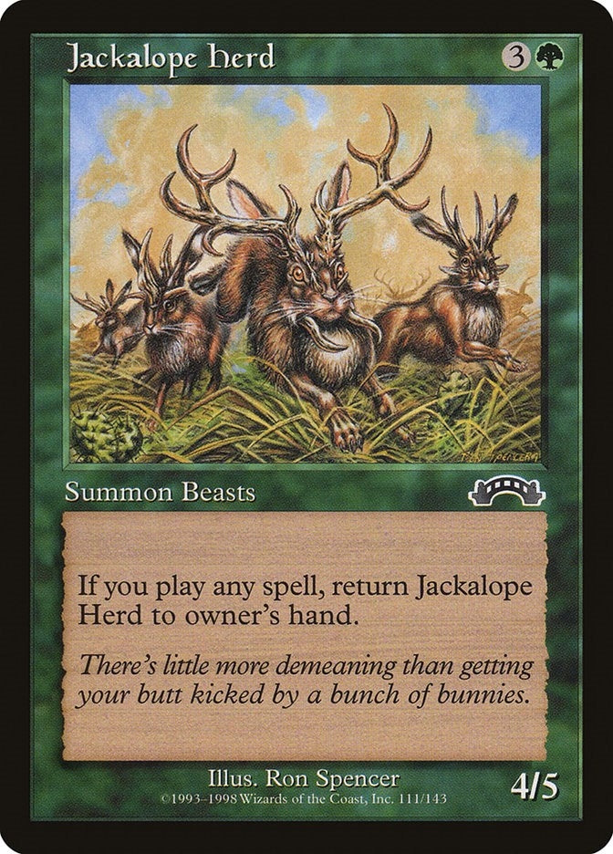 Image for Jackalope Herd (111) [Exodus] - Magic: The Gathering