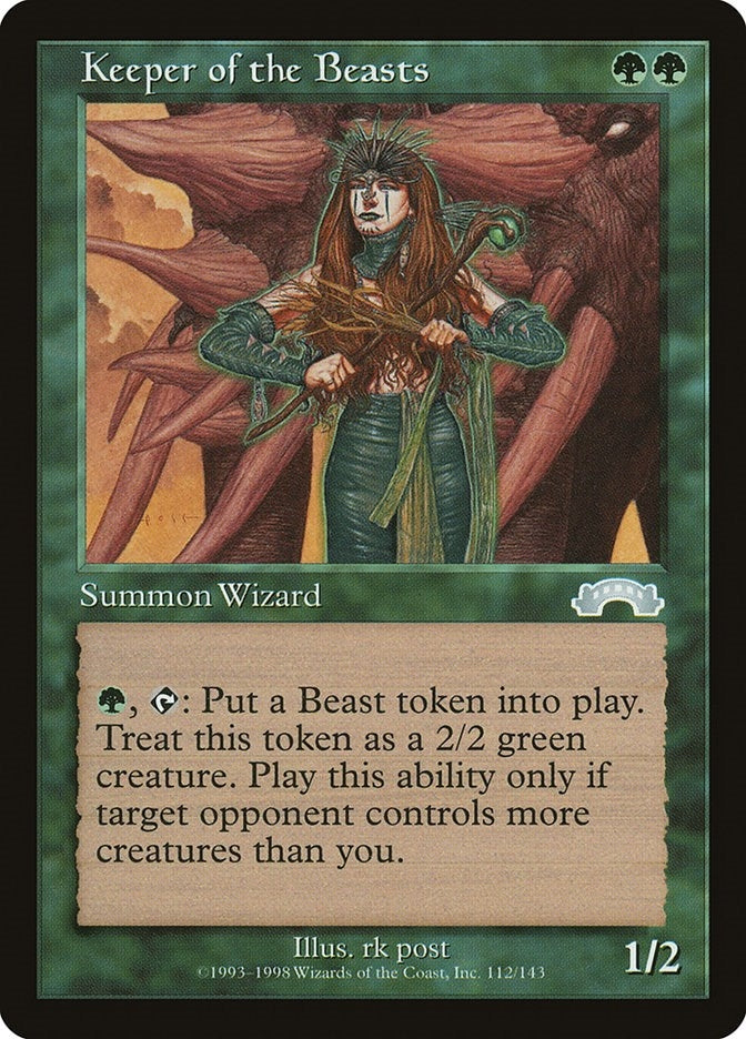 Image for Keeper of the Beasts (112) [Exodus] - Magic: The Gathering