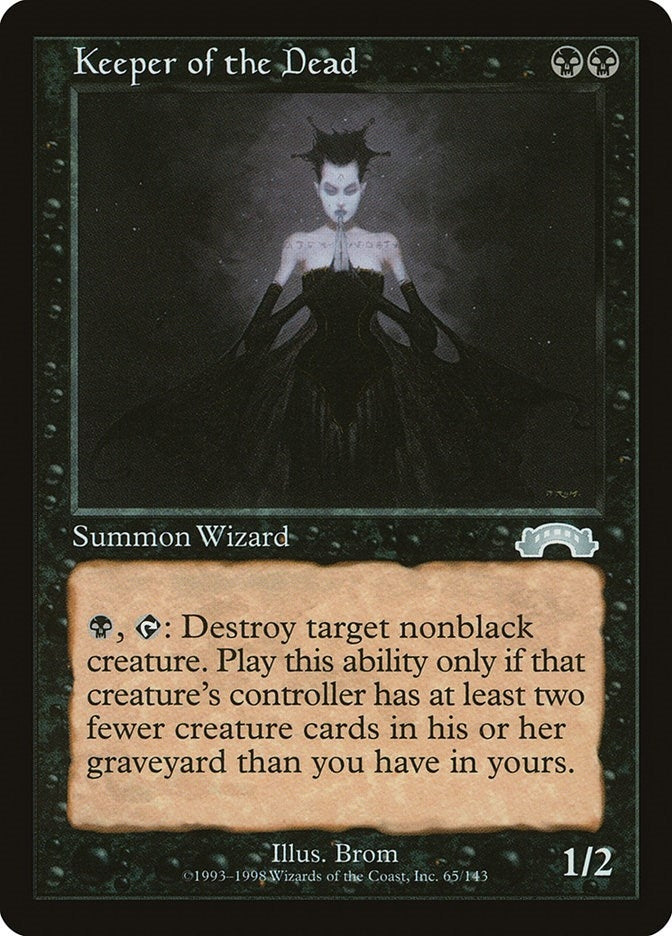 Image for Keeper of the Dead (65) [Exodus] - Magic: The Gathering