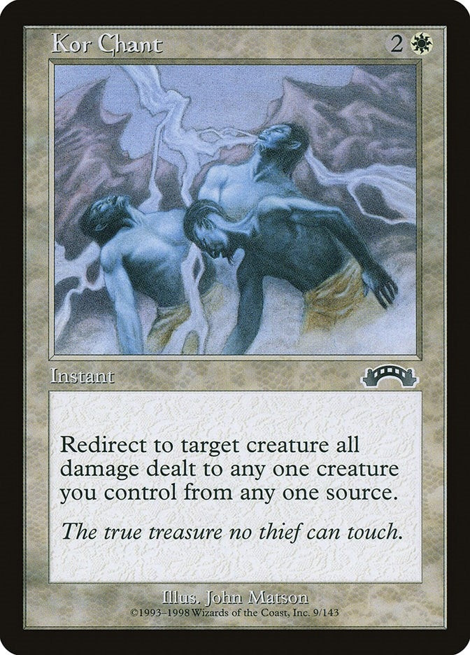 Image for Kor Chant (9) [Exodus] - Magic: The Gathering