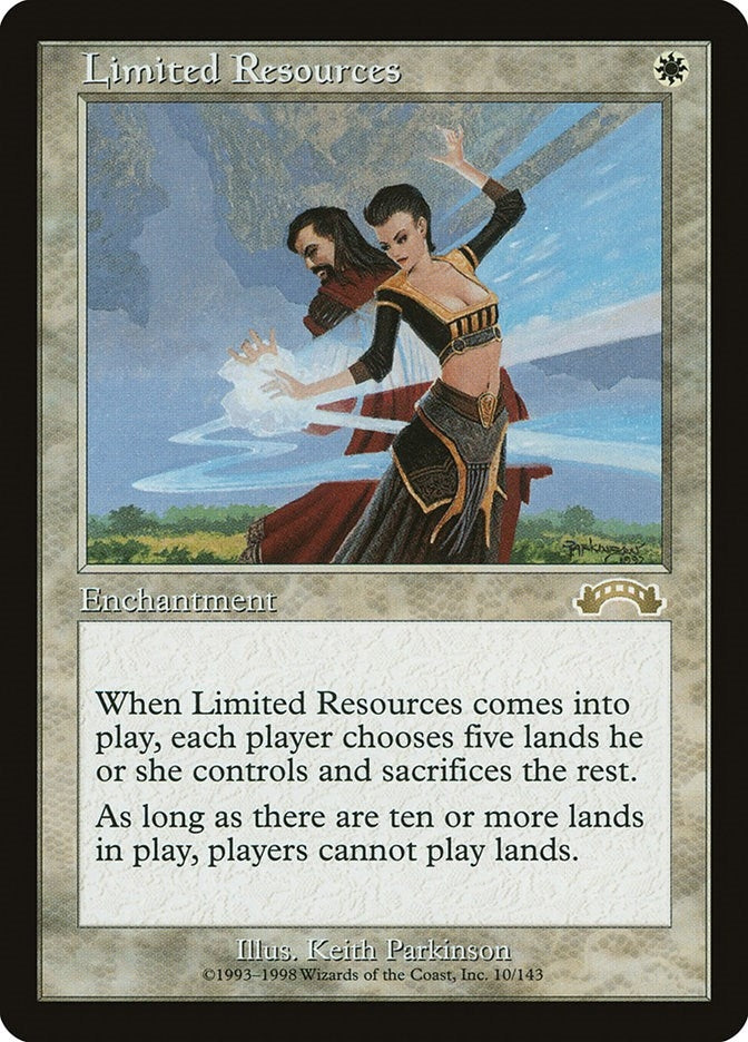 Image for Limited Resources (10) [Exodus] - Magic: The Gathering
