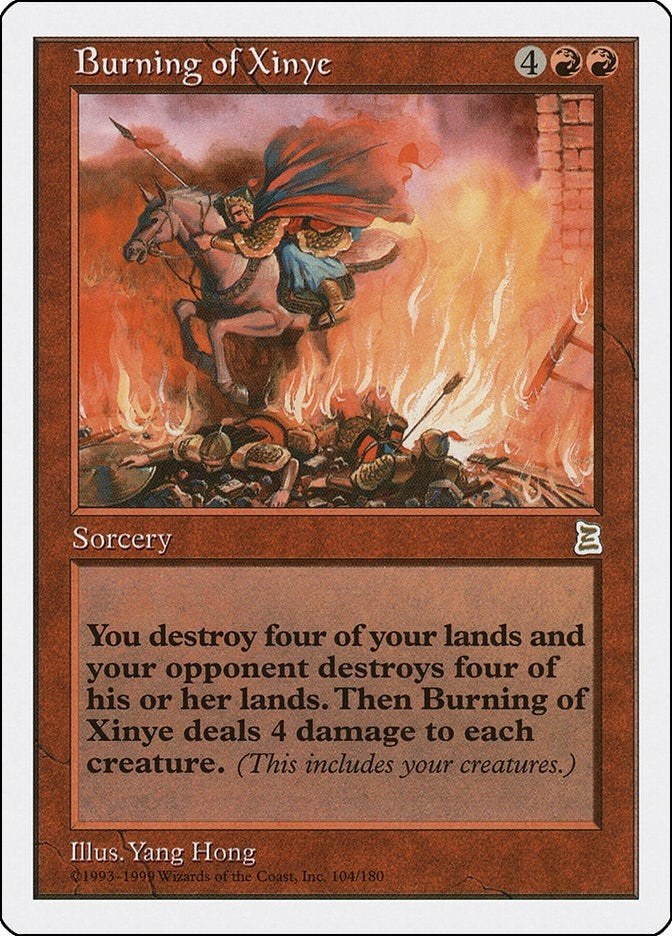 Image for Burning of Xinye (104) [Portal Three Kingdoms] - Magic: The Gathering