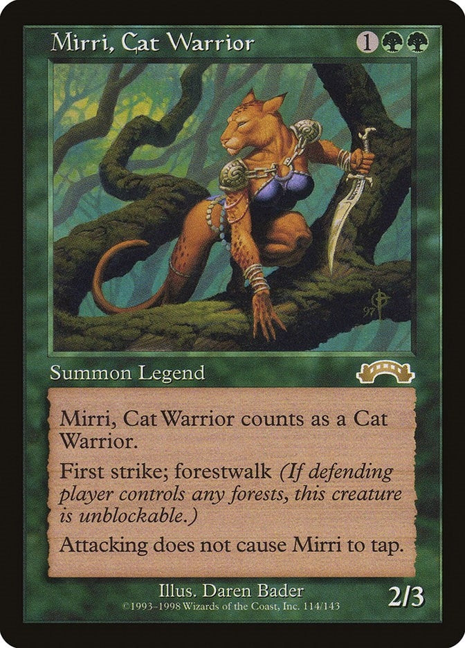 Image for Mirri, Cat Warrior (114) [Exodus] - Magic: The Gathering