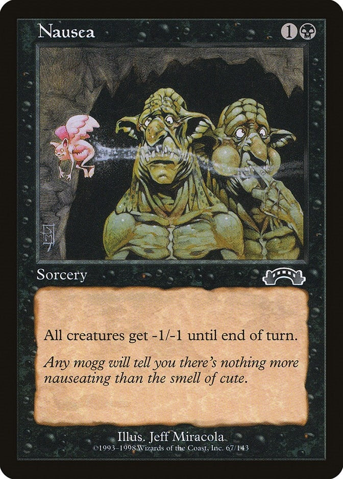 Image for Nausea (67) [Exodus] - Magic: The Gathering