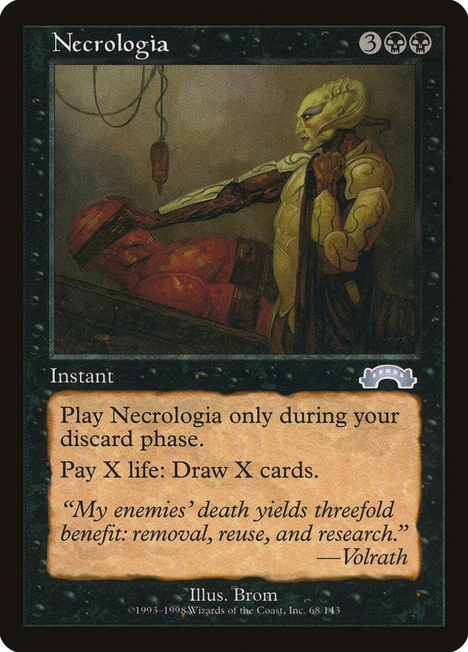 Image for Necrologia (68) [Exodus] - Magic: The Gathering