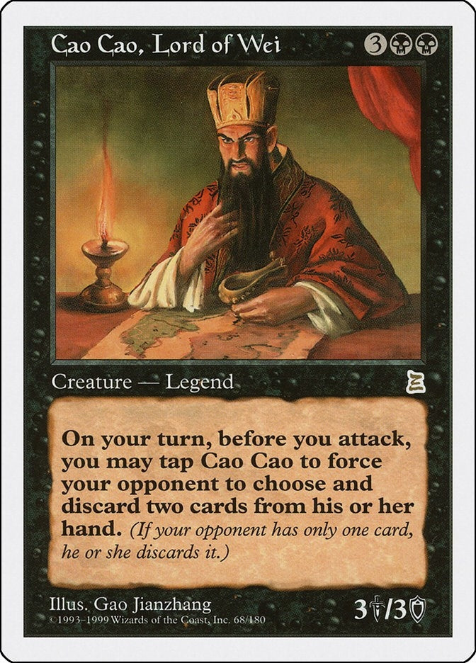 Image for Cao Cao, Lord of Wei (68) [Portal Three Kingdoms] - Magic: The Gathering