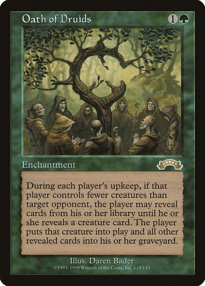 Image for Oath of Druids (115) [Exodus] - Magic: The Gathering
