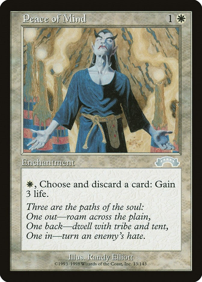 Image for Peace of Mind (13) [Exodus] - Magic: The Gathering