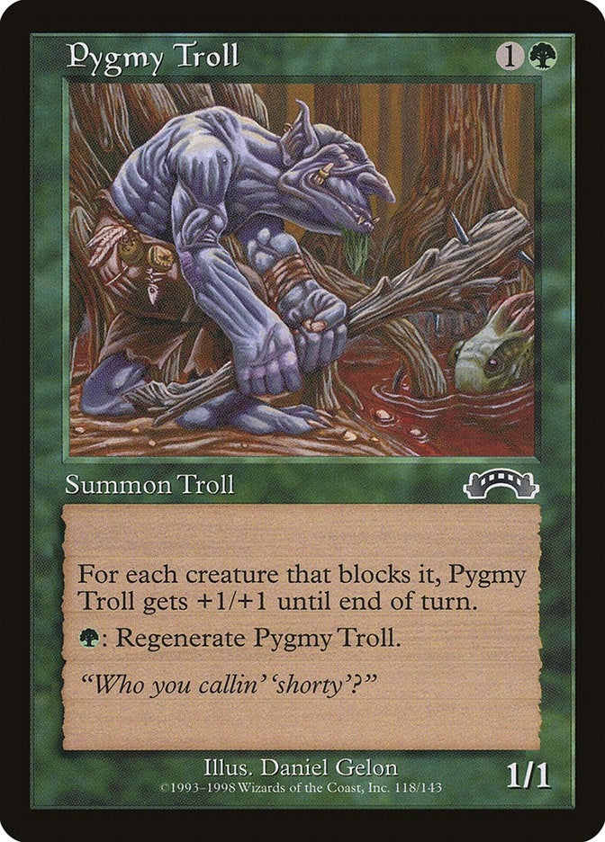 Image for Pygmy Troll (118) [Exodus] - Magic: The Gathering