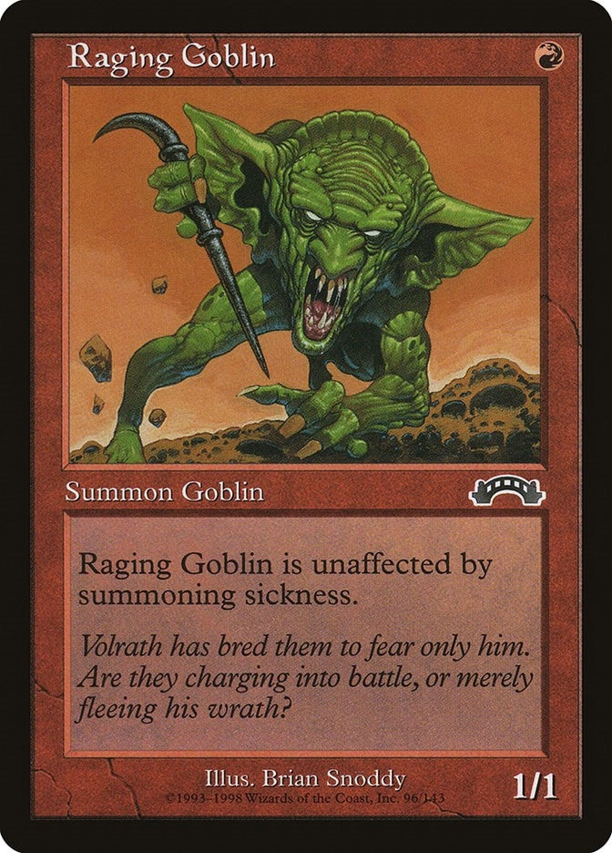 Image for Raging Goblin (96) [Exodus] - Magic: The Gathering