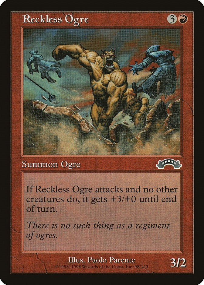 Image for Reckless Ogre (98) [Exodus] - Magic: The Gathering