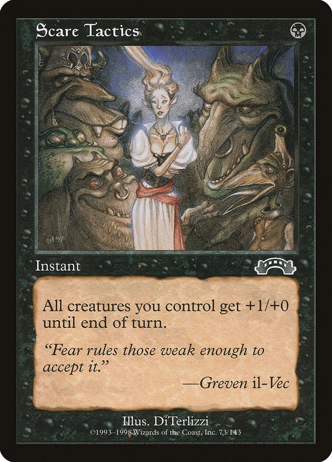 Image for Scare Tactics (73) [Exodus] - Magic: The Gathering