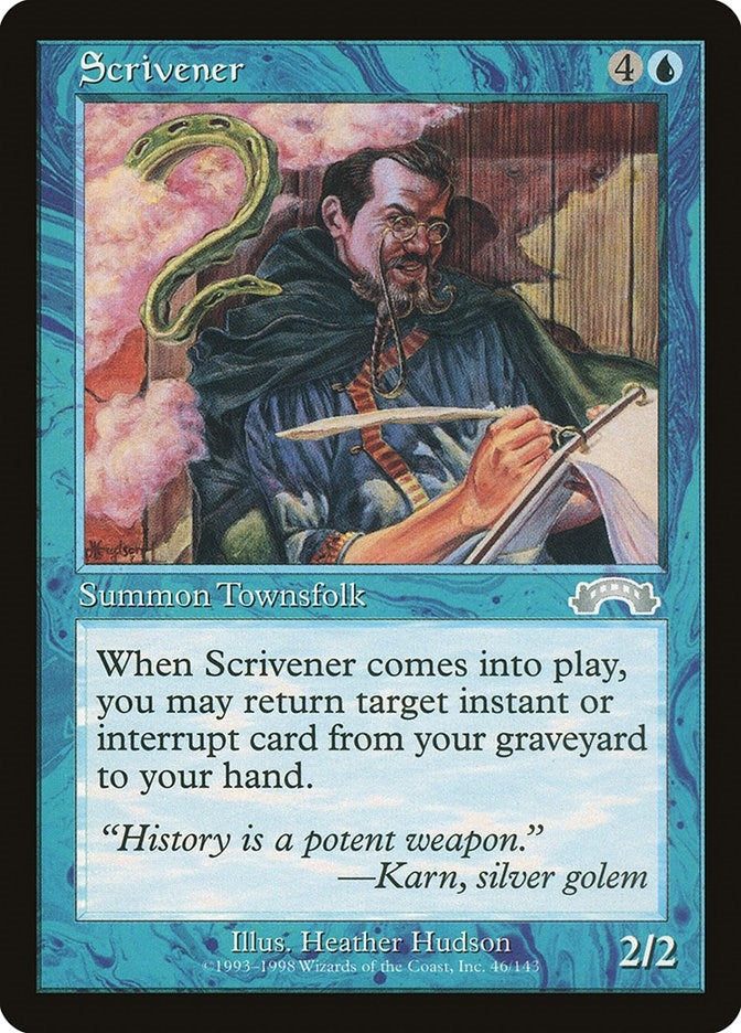 Image for Scrivener (46) [Exodus] - Magic: The Gathering